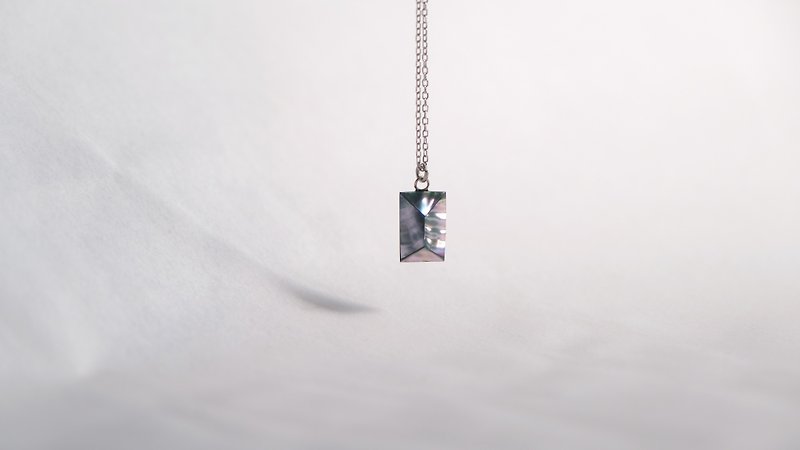 Shell Light Jewelry Necklace #6 - สร้อยคอ - เงิน ขาว