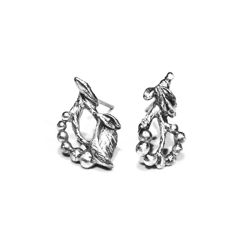 Little Garden Series-Angel Flower Earrings - Bracelets - Sterling Silver Silver