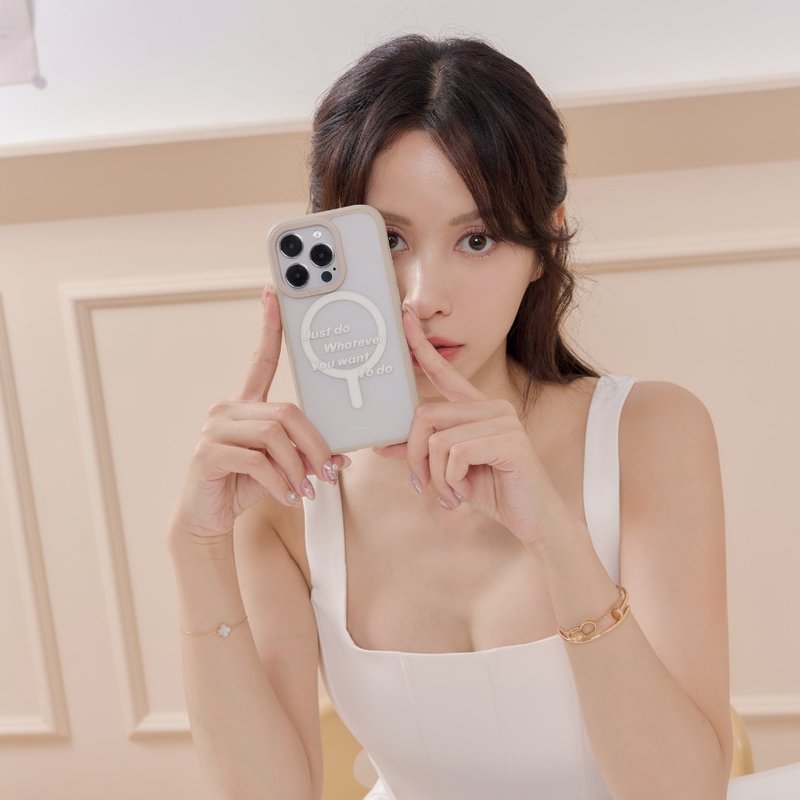 Nikki聯名Just Do極光霧透MagSafe iPhone手機殼 - 手機殼/手機套 - 塑膠 透明