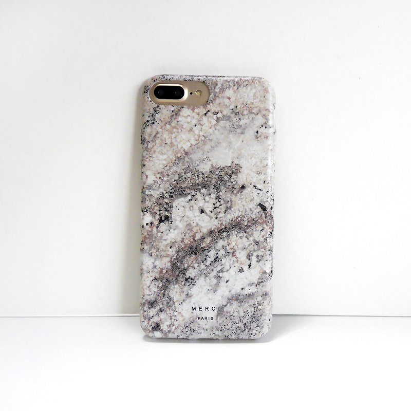 Khaki Marble Mobile Shell - Phone Cases - Silicone Brown