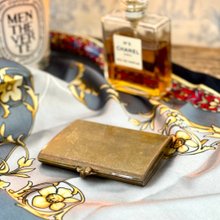 30583-美しいフランスの古い木製額縁ガラス付き 27.5x21cm