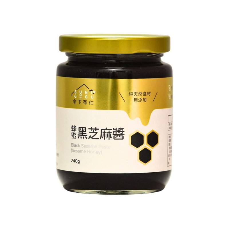 蜂蜜黑芝麻醬240公克 - 果醬/抹醬 - 玻璃 