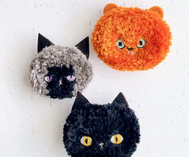 NO.963❤黒猫 三重塔 秋❤レジンへアゴム ブローチ NO.963❤黒猫 三重塔 秋❤レジンへアゴム ブローチ aKaNe4cats🐾レジン