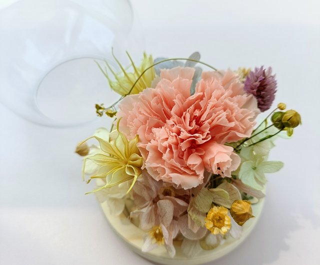 Artificial Flowers Plastic Carnation Flowers Fake Carnation Bouquet  Artificial Dried Flowers 