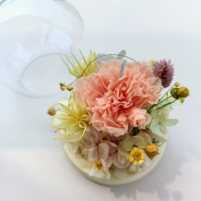 Mother's Day Gift Everlasting Rose Carnation Bouquet Valentine's Day Birthday - ช่อดอกไม้แห้ง - พืช/ดอกไม้ สึชมพู