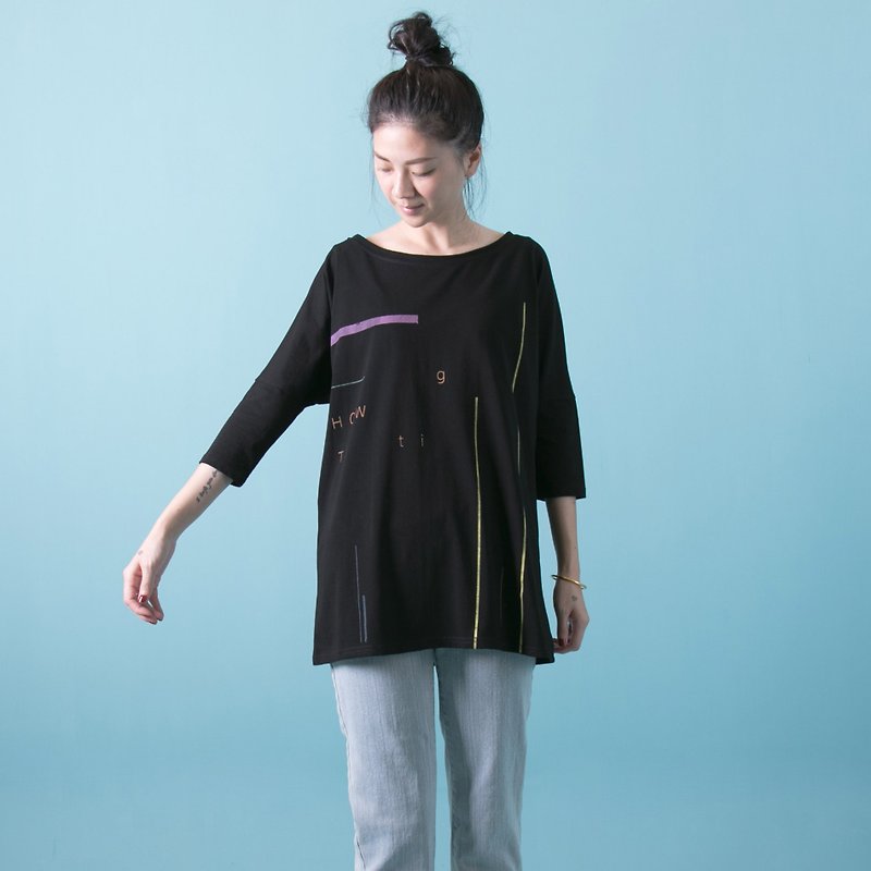 Sleeves - Women's T-Shirts - Cotton & Hemp Black