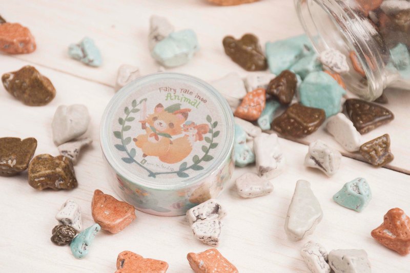 【Fairytale Washi Tape】 Fairytale Animal Washi Tape / Yuu - Washi Tape - Paper 