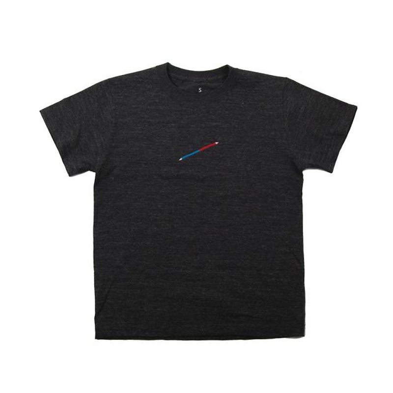 To gifts for stationery lovers. Red Blue Pencil T-shirt Unisex S ~ XXXL, Ladies S ~ L Tcollector - Women's T-Shirts - Cotton & Hemp Gray
