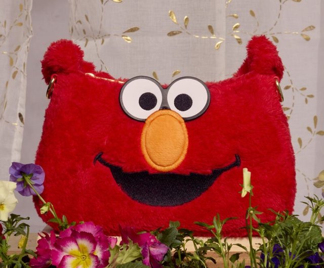 ラウンジフライ セサミストリート エルモ ぬいぐるみ クロス ラウンジフライ セサミストリート エルモ ぬいぐるみ クロス