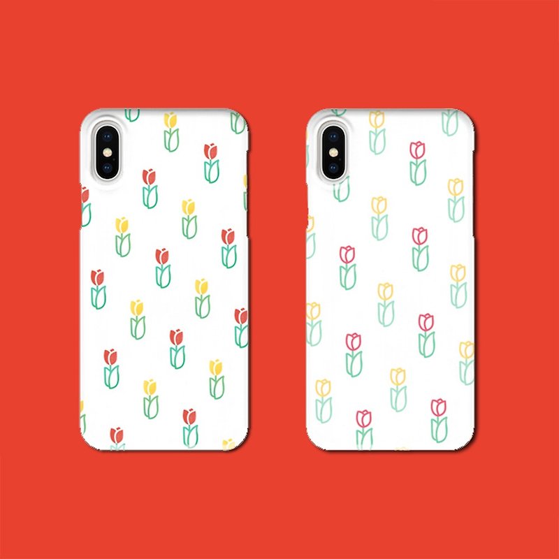 Tulip Phone Case - เคส/ซองมือถือ - พลาสติก ขาว