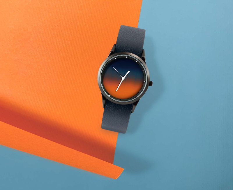 插畫X手錶 - 調色盤系列【Palette #4】 - 女錶 - 其他金屬 橘色
