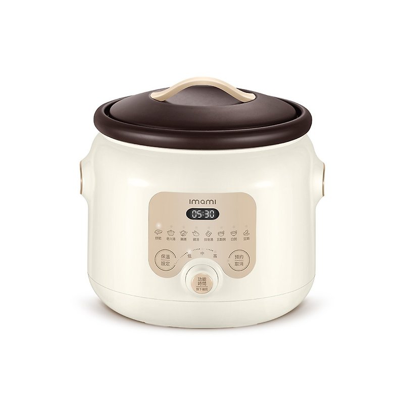 imami smart microcomputer health purple clay stew pot ivory white - Kitchen Appliances - Pottery 