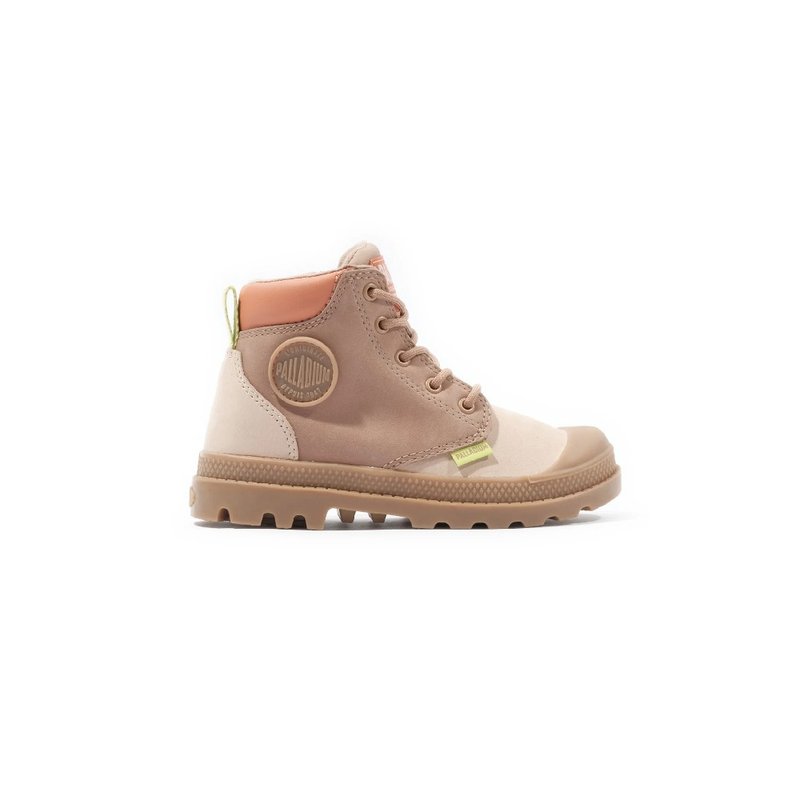 【兒童時尚】PALLADIUM PAMPA HI CUFFF WP OZ拉鍊防水童鞋57216 - 女休閒鞋/帆布鞋 - 其他材質 多色