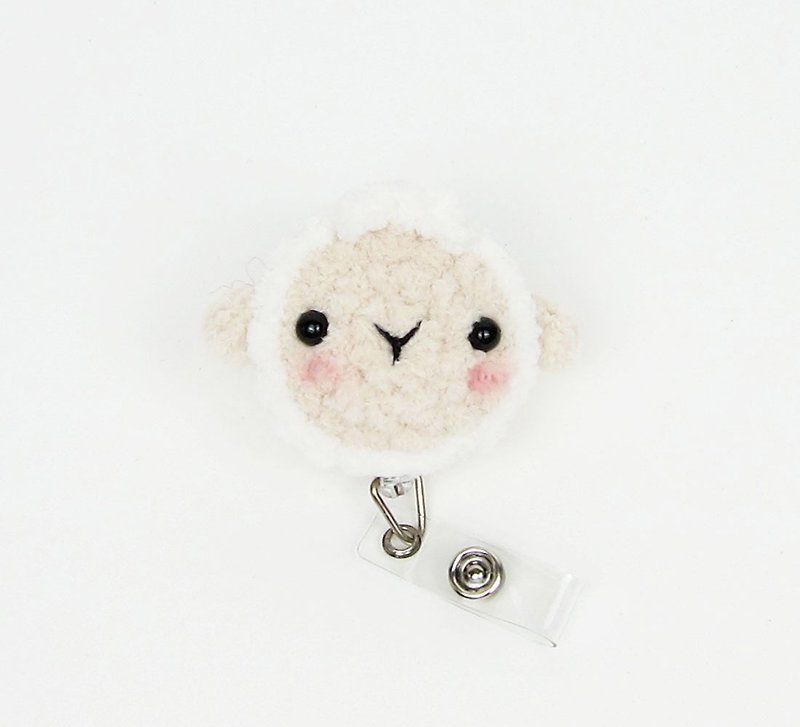 Sheep-Sheep-Ticket Holder - ID & Badge Holders - Polyester White