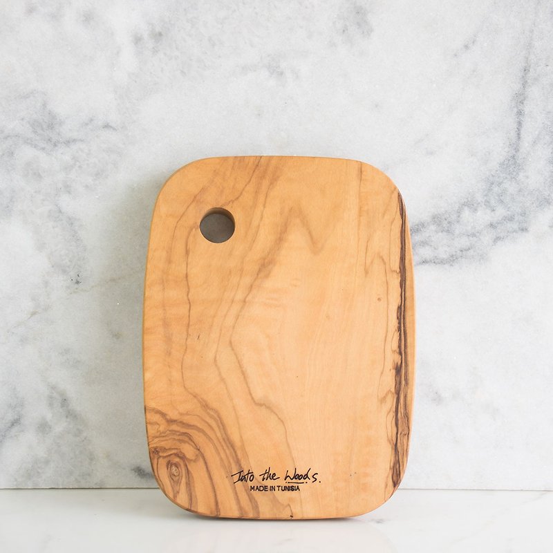 Cute olive wood cutting board with fat rounded corners - Ladles & Spatulas - Wood Brown
