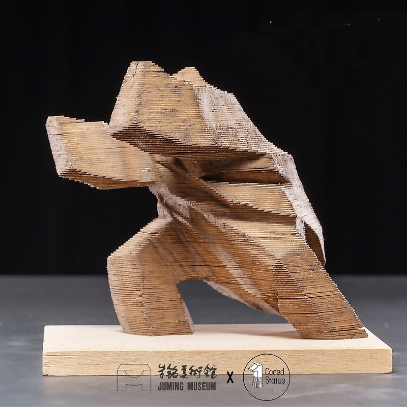 【Code Statue】Tai Chi Die Die Le 3D Puzzle Pusher II Ju Ming Art Museum Co-branded - Wood, Bamboo & Paper - Paper 
