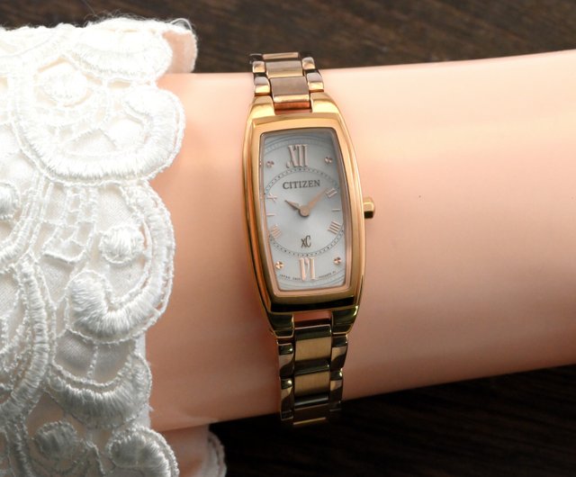 送料無料 CITIZEN シチズン Xc クロスシー 女性用ソーラ腕時計