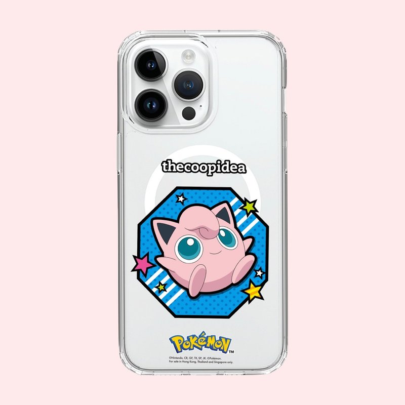 Canvas - Pokémon iPhone 15 Pro Case 6.1 MagSafe Pikachu Eevee Snorlax JigglyPuff - เคส/ซองมือถือ - พลาสติก สึชมพู