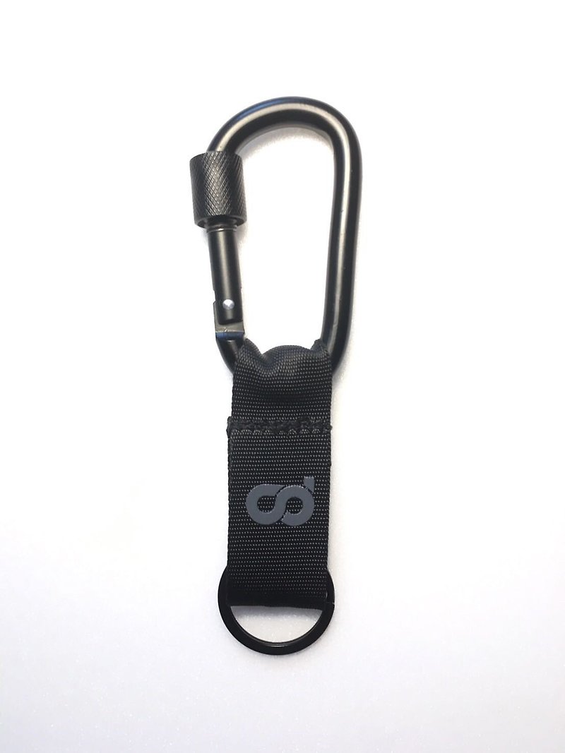 Quick Card Backpack Accessories-Climbing Key Ring - Keychains - Other Materials Black