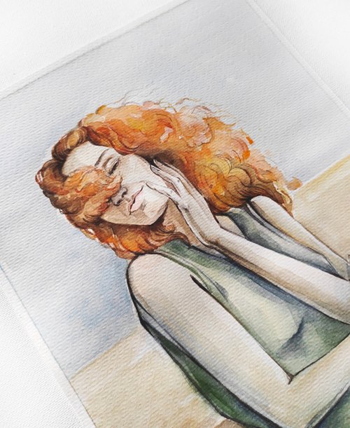 人物画#17 女性の肖像 油彩画 M25号 油絵 人物画#17 女性の肖像 油彩画