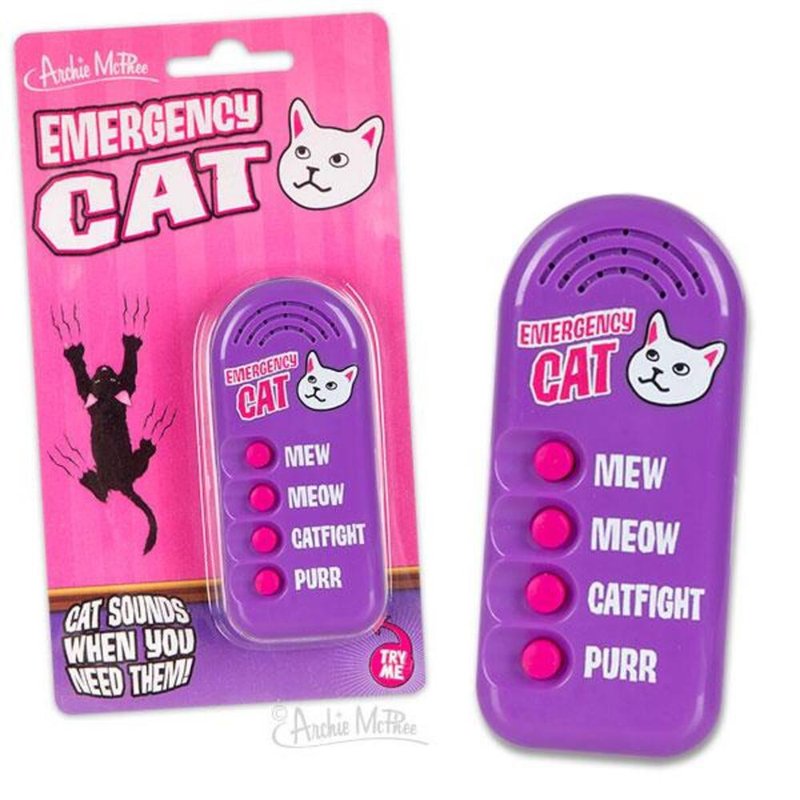 /Archie Mcphee/ Pocket Cat - ตุ๊กตา - พลาสติก สีม่วง