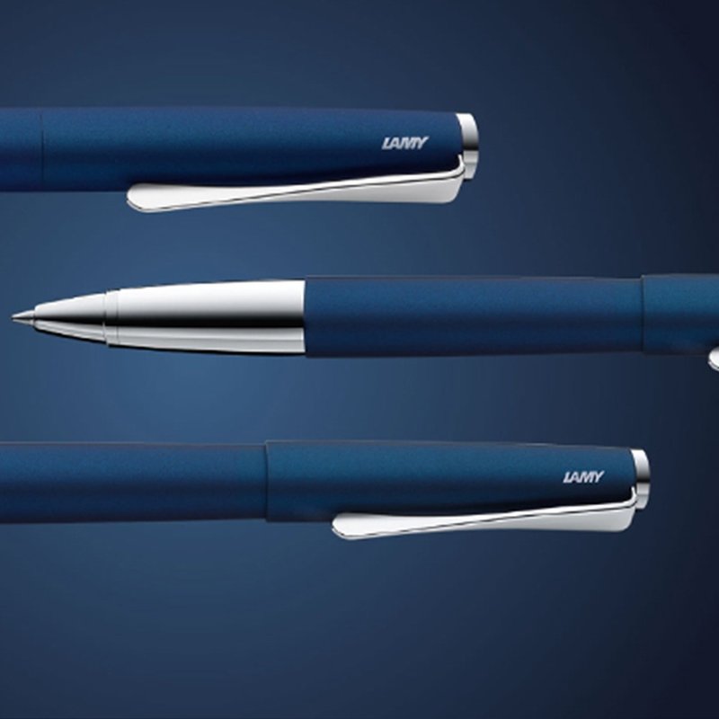 【雷雕免費刻字】LAMY 原子筆+筆袋禮盒 / studio 系列  - 多彩選 - 原子筆/中性筆 - 鋁合金 多色