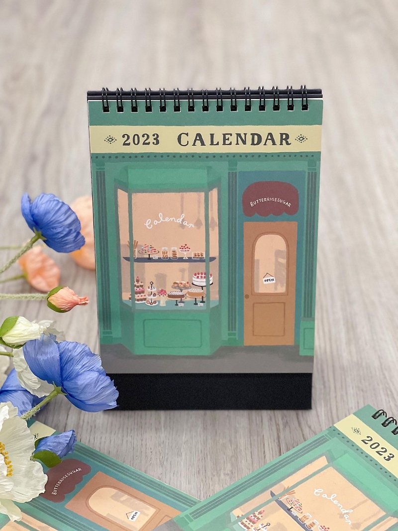 2023 //Healing Dessert Desk Calendar // - Calendars - Paper Multicolor