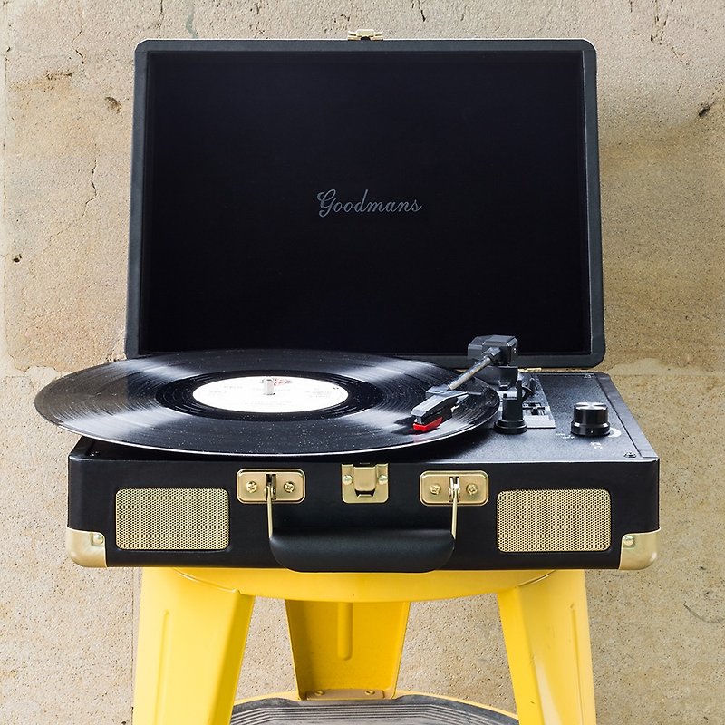 [Christmas Gift] Goodmans Ealing Turntable British Suitcase Vinyl Record Player - ลำโพง - วัสดุอื่นๆ หลากหลายสี