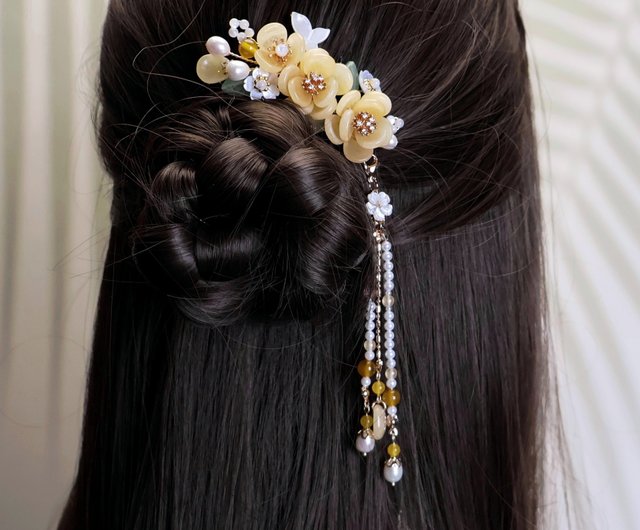 ベビーヘアクリップ　ハンドメイド　ヘアピン　ヘアゴム　りんご　れもん ベビーヘアクリップ ハンドメイド ヘアピン ヘアゴム りんご