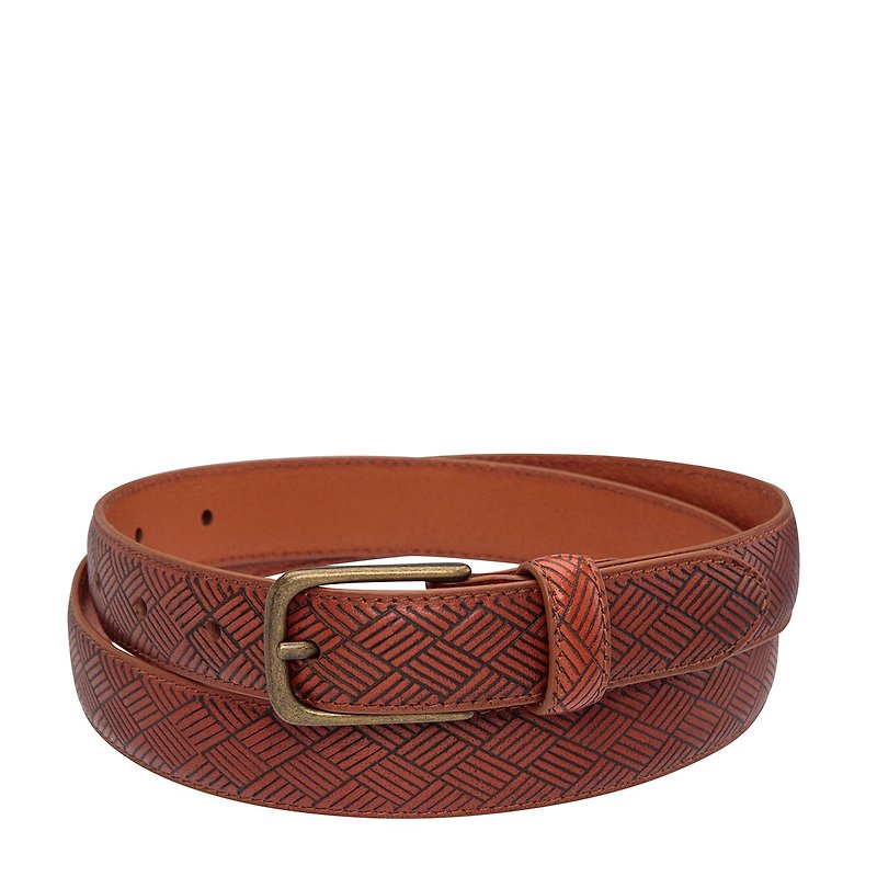 LIFE AFTER belt_Tan /Camel - Belts - Genuine Leather Brown