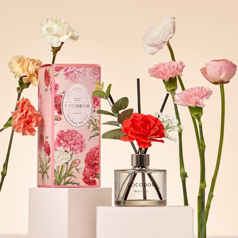 【2025限定】cocodor-康乃馨系列擴香瓶200ml - 香氛/精油/擴香 - 玻璃 紅色