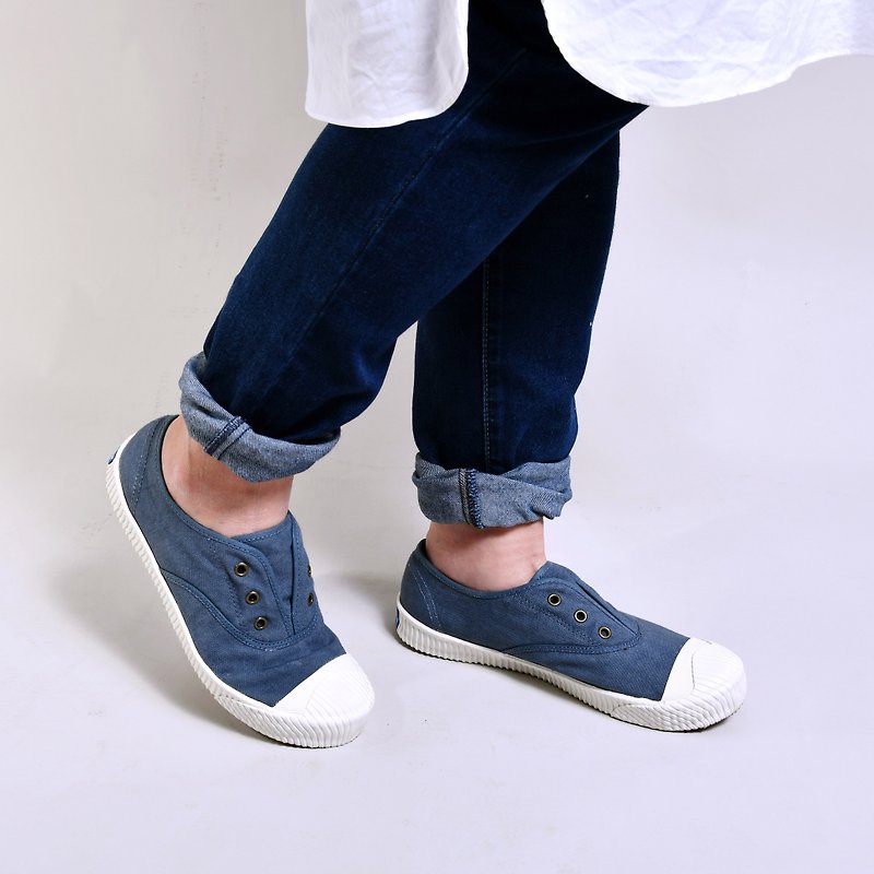 Zero code discount casual shoes - FREE + star blue - รองเท้าลำลองผู้หญิง - ผ้าฝ้าย/ผ้าลินิน สีน้ำเงิน