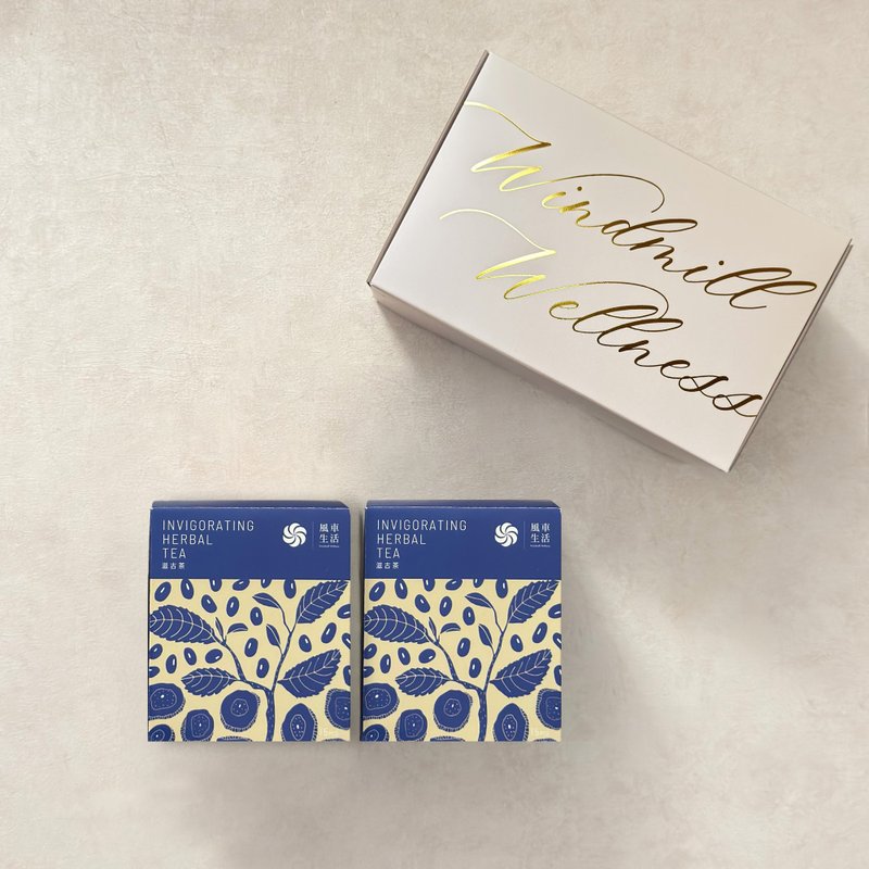 風車生活【輕盈靈活禮盒】跟著莊醫師強身/去油解膩滋古茶 - 養生/保健食品/飲品 - 其他材質 藍色