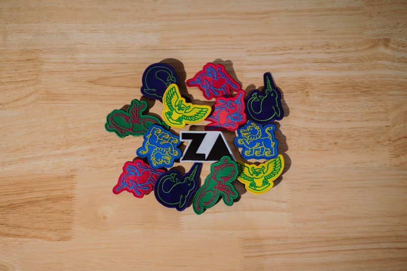 Totem embroidery badges produced by Zaxue (set of 6 styles) - Badges & Pins - Other Materials 