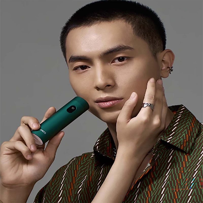 [Free Shipping] Explorer Mars IP Compact Turbine Mini Electric Shaver SMATE ST-R101C - แกดเจ็ต - วัสดุอื่นๆ สีเขียว