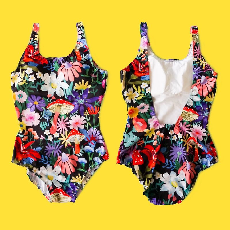 Flower one piece // swim wear
