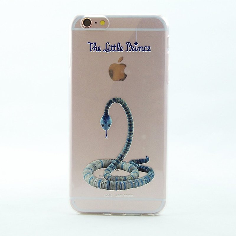 Little Prince Movie Version authorized Series - [snake] said you -TPU phone case "iPhone / Samsung / HTC / LG / Sony / millet / OPPO" - เคส/ซองมือถือ - ซิลิคอน สีน้ำเงิน