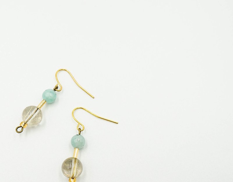 Handmade Earrings - Earrings & Clip-ons - Semi-Precious Stones Yellow