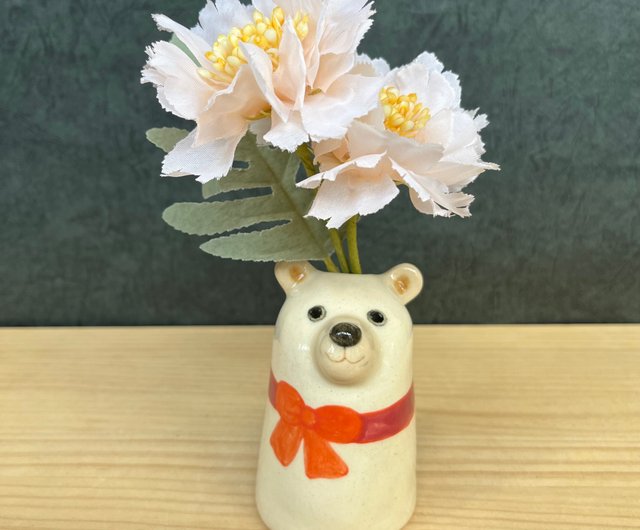 陶製 焼き物 陶器 陶芸 粗陶 花瓶 かびん 花器 花入れ 置物 小型