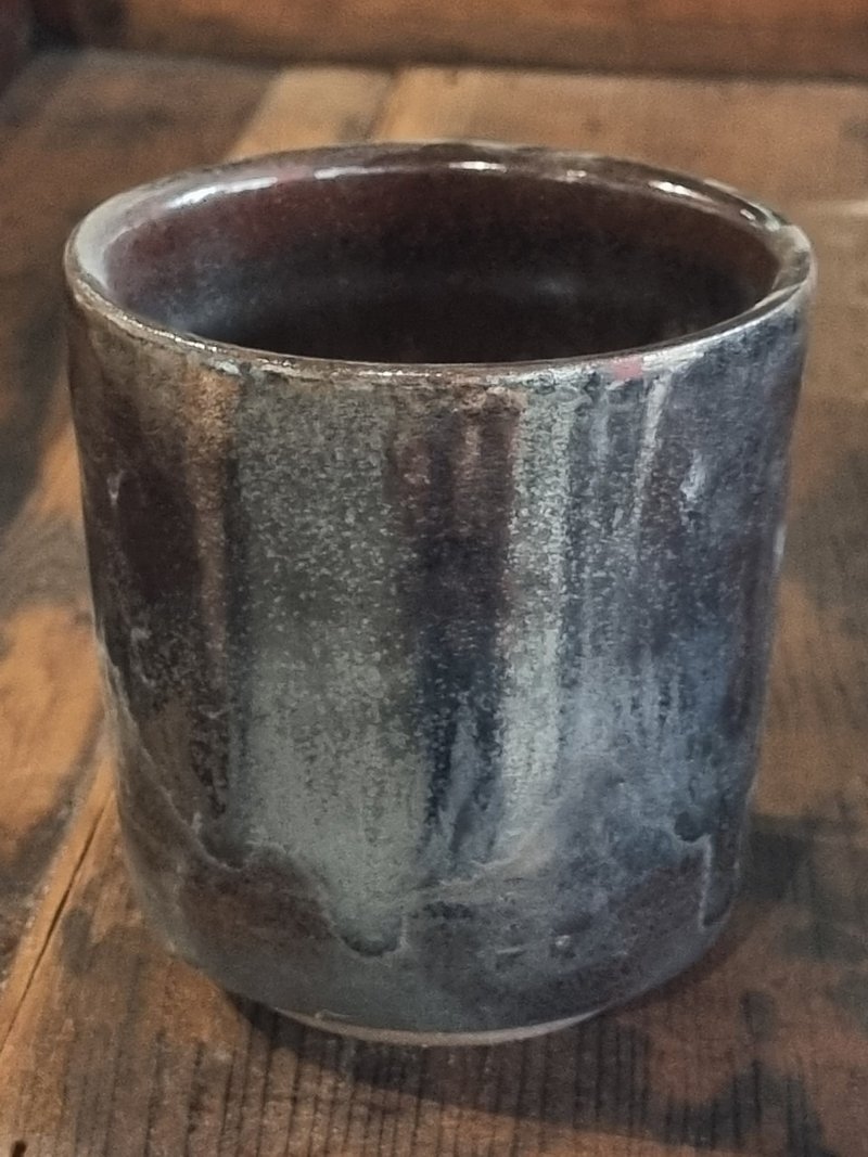【一冬人】墨色漸濃 貳 - 漸層黑釉 陶器 陶杯 酒杯 咖啡杯 茶 - 其他杯子 - 陶 黑色
