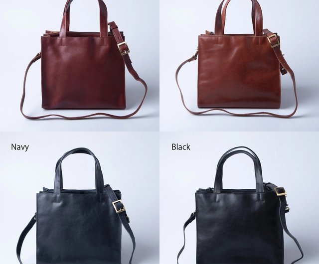 イタリアンショルダー レザートートバッグ　VIVIDOブラウン　シルバーコンチョ イタリアンショルダー レザートートバッグ VIVIDOブラウン