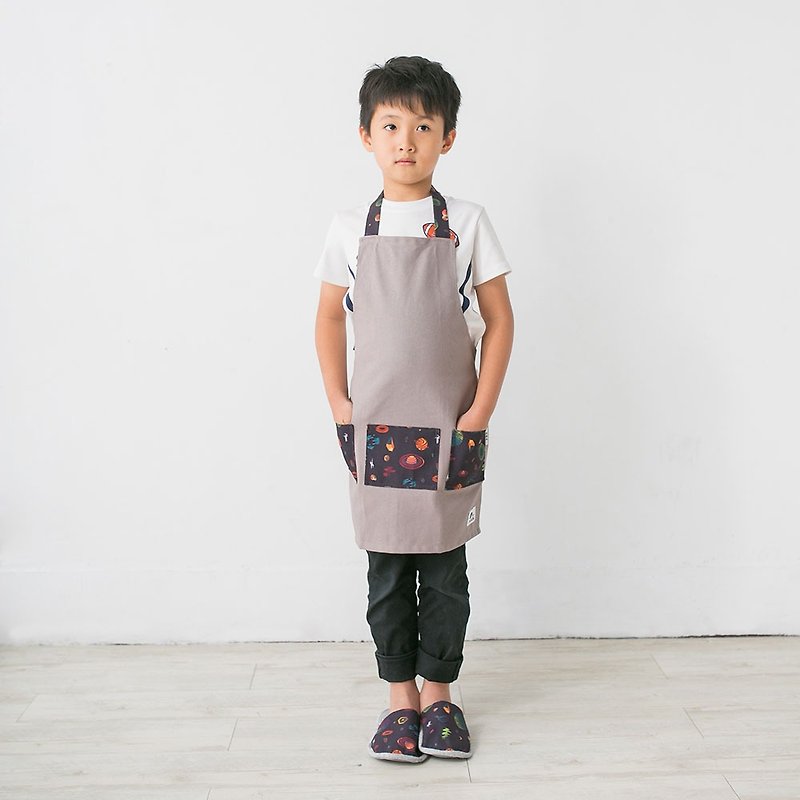 Space Fantasy-Host of Apron (For Kids) - Aprons - Other Materials Black