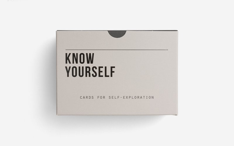 The School Of Life - Know Yourself Prompt Cards - หนังสือซีน - กระดาษ 