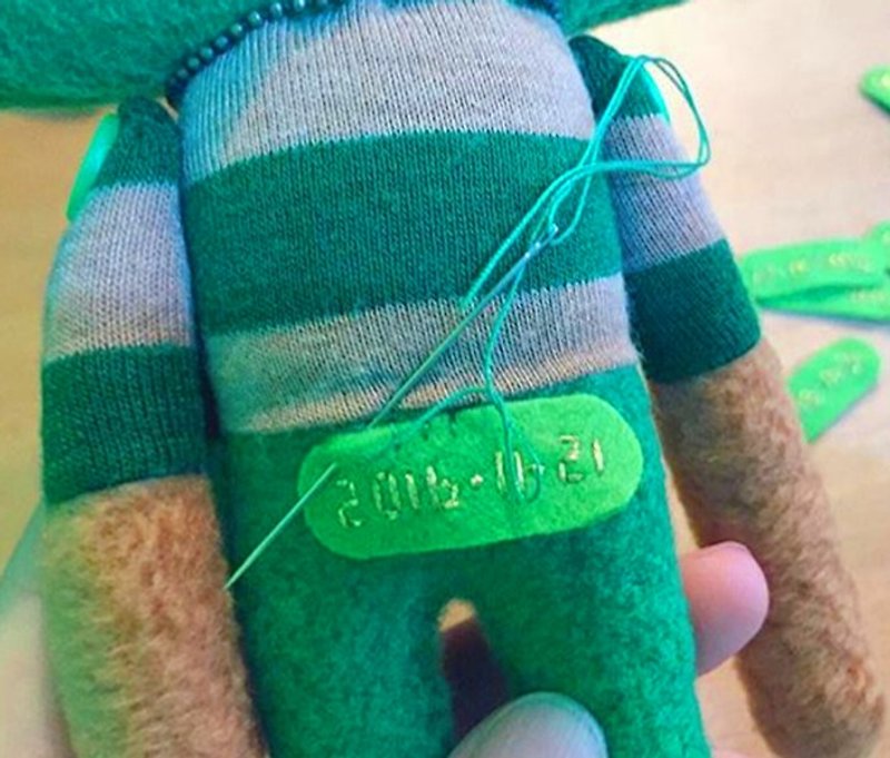 加購區 客製 手縫專屬名字 僅限英文大寫或數字 不得超過8個字 - 其他 - 棉．麻 綠色