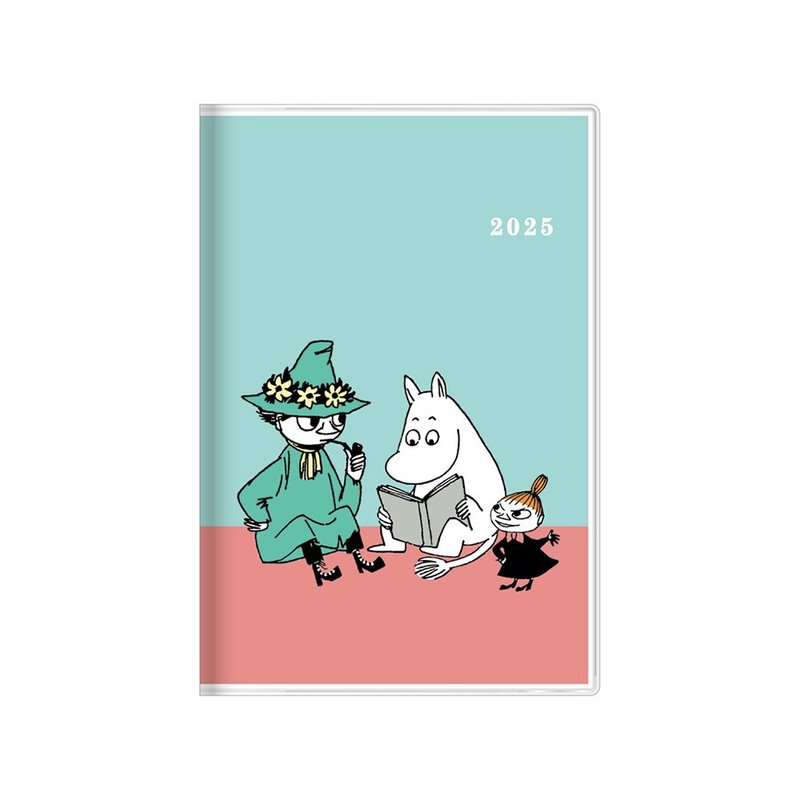 [MOOMINx Japan SUN-STAR] B7 monthly planner-- - สมุดบันทึก/สมุดปฏิทิน - กระดาษ 