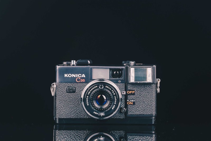 KONICA C35 EF #7929 #135底片相機 - 相機/拍立得/底片相機 - 其他金屬 