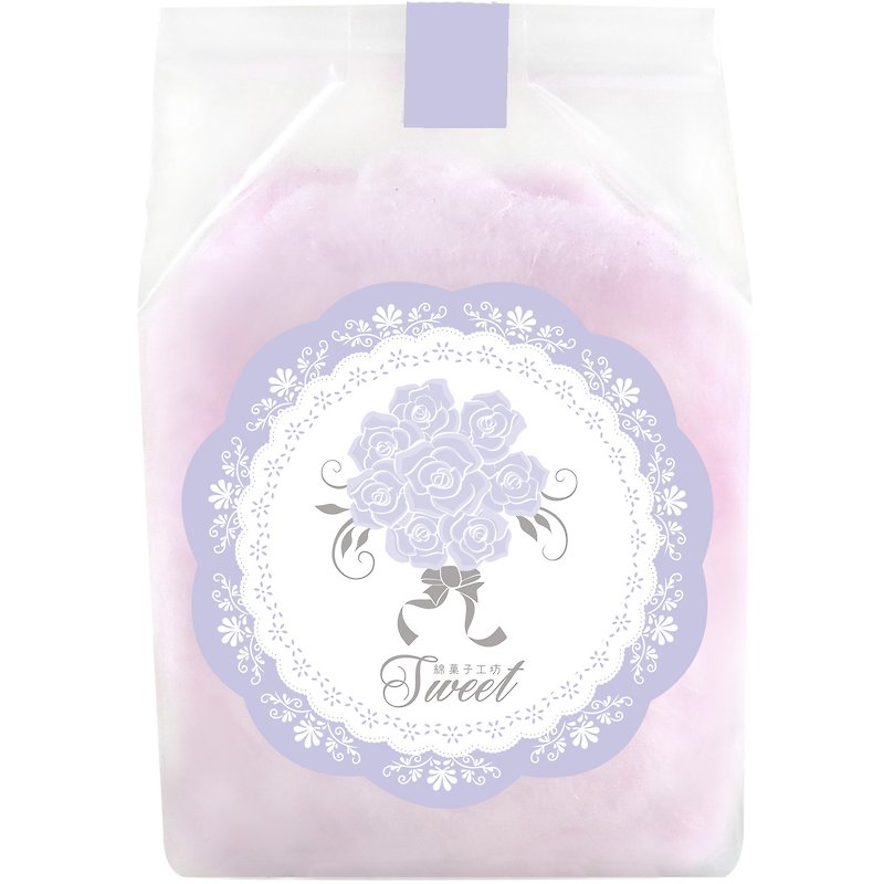 【綿菓子】袋裝棉花糖-甜蜜紫(10入/組) - 蛋捲/餡餅/零食 - 塑膠 