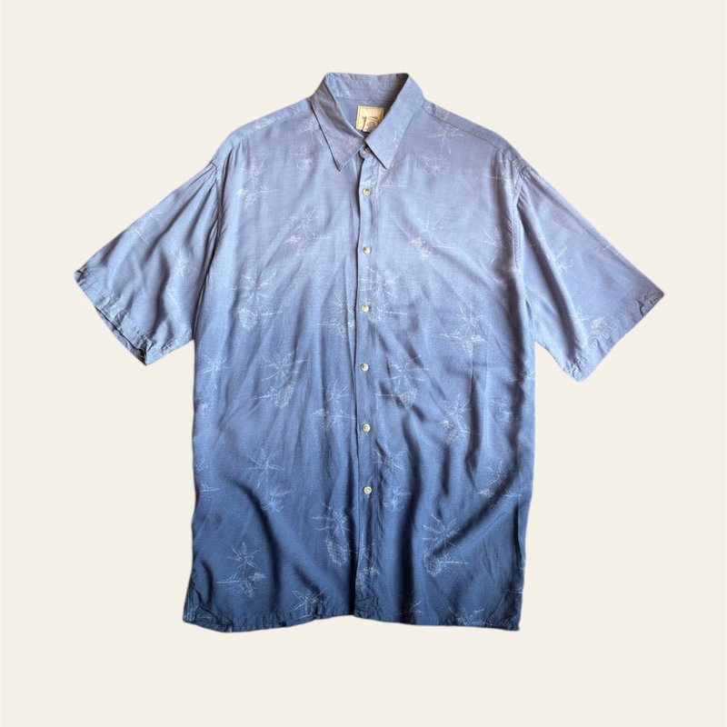 美國二手人造絲夏威夷襯衫 - 男襯衫/休閒襯衫 - 其他材質 