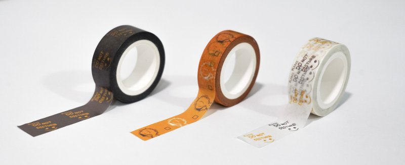 MurmurBoo - Washi Tape | 和紙膠帶 (1 set 3 款) - 紙膠帶/和紙/PET - 紙 白色