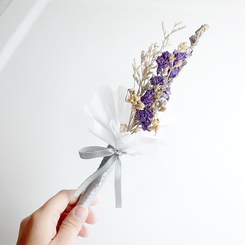 [Q-cute] Dry Flower Pen Series - Purple - Other Writing Utensils - Plants & Flowers Purple